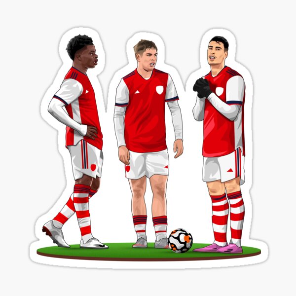 Arsenal Trio Sticker