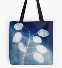 Honesty - Cyanotype Print of Honesty Plant Tote Bag