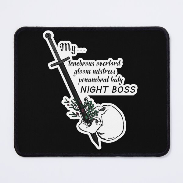 Item preview, Gideon the Ninth Quote - Night Boss - Harrow Gideon designed and sold by I made 2 stickers and then I got tired.