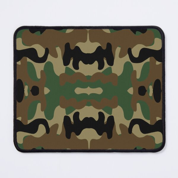 Item preview, Black, Green and Brown Camouflage Pattern designed and sold by MimsTees.