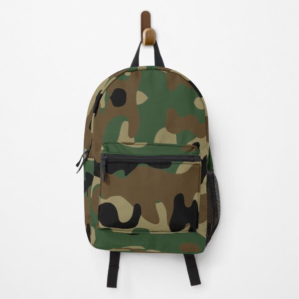 Item preview, Black, Green and Brown Camouflage Pattern designed and sold by MimsTees.