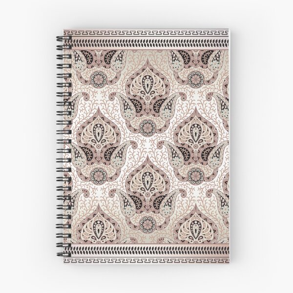 Item preview, Greek Key Border Peach Pink Paisley Design designed and sold by Yiorgos Designs.