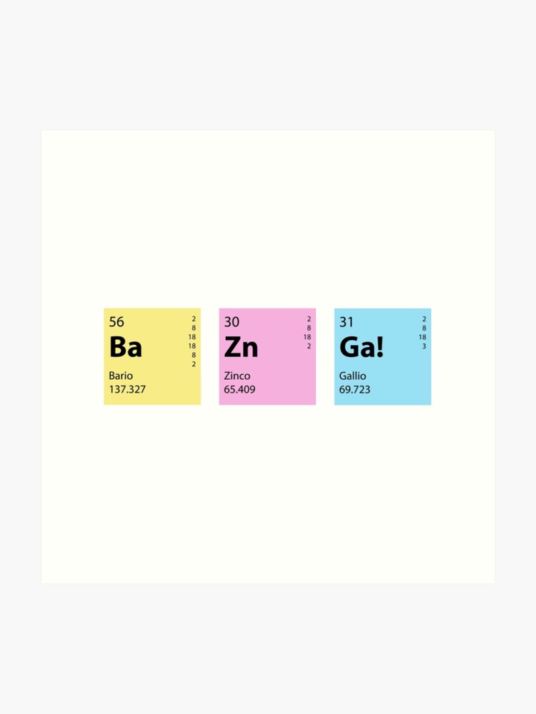 BaZINGa Big Bang Theory Vinyl Decal 12 Colours 2 Sizes Sheldon Science Sticker