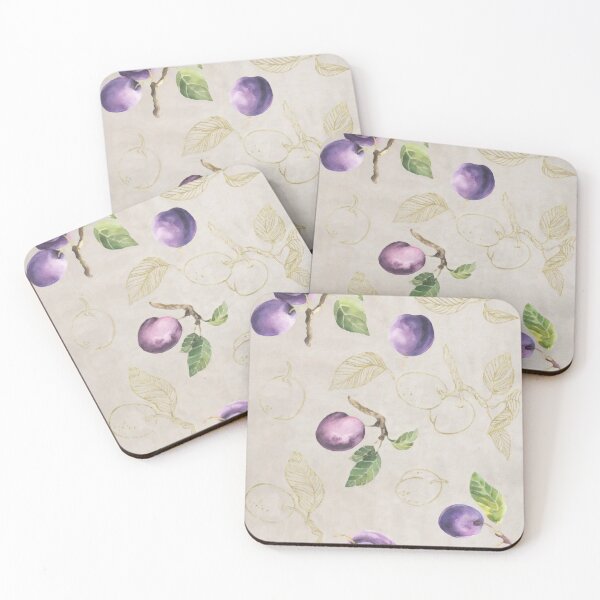 Item preview, Watercolor Plums designed and sold by Pavnud.