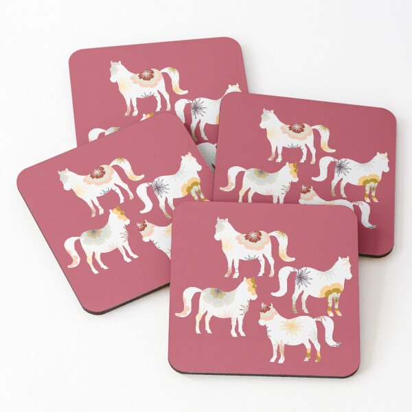 Item preview, Vintage Floral Horses designed and sold by ZophiaSolaris.