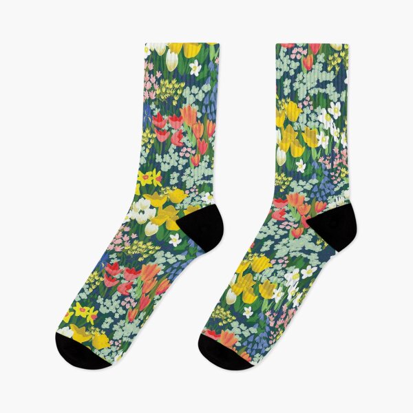 Item preview, Large Scale Floral on Dark Teal designed and sold by bevestudio.