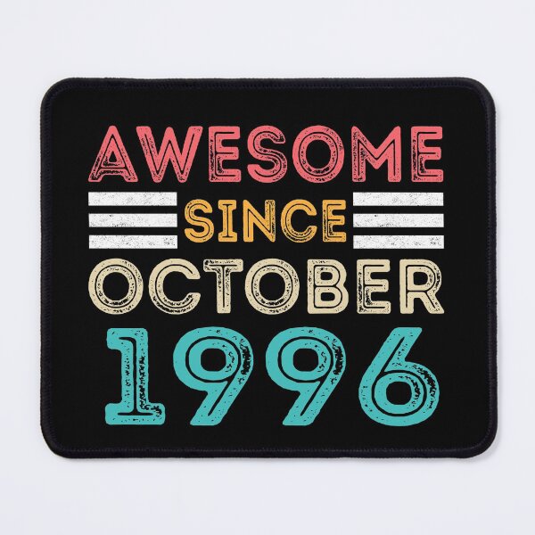 Item preview, Retro Vintage 24th Birthday - Awesome Since October 1996 designed and sold by meedTee.