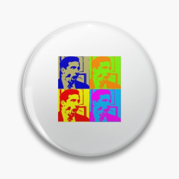 Item preview, Michael Scott screaming meme Andy Warhol designed and sold by mantequila.
