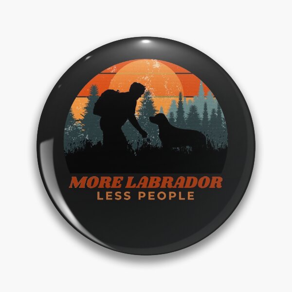 Item preview, More Labrador Less People Distressed Lab Dad Gift designed and sold by Guarddogdrive.