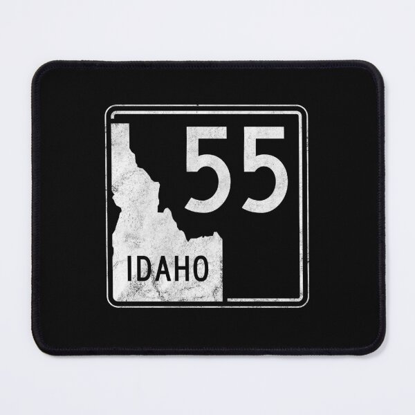 Item preview, Idaho 55 Sign - Black And White designed and sold by twHistory.