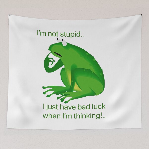 Item preview, I’m not stupid…I just have bad luck when I’m thinking! designed and sold by Kidzx6.