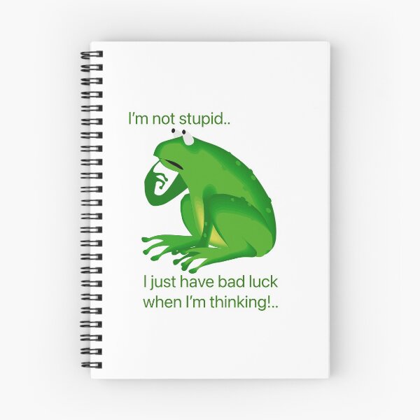 Item preview, I’m not stupid…I just have bad luck when I’m thinking! designed and sold by Kidzx6.