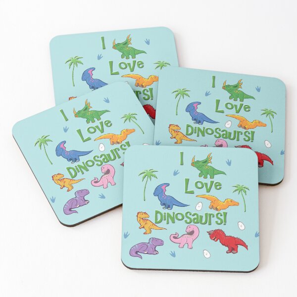 Item preview, I Love (Cute) Dinosaurs! designed and sold by TheKohakuDragon.