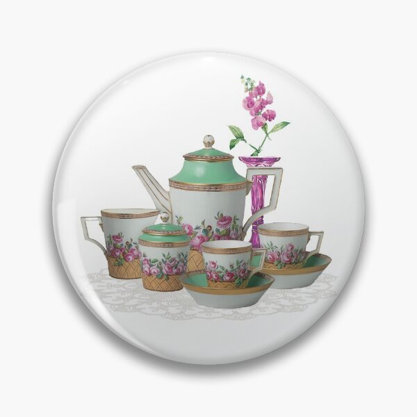 Aperçu de l'œuvre Service à café en porcelaine créée et vendue par SandieBurchell.
