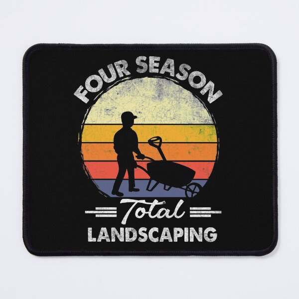 Item preview, Four Season Total Landscaping Vintage Retro Sunset Gardeners designed and sold by LAXIR.