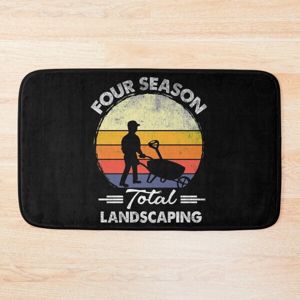 Item preview, Four Season Total Landscaping Vintage Retro Sunset Gardeners designed and sold by LAXIR.