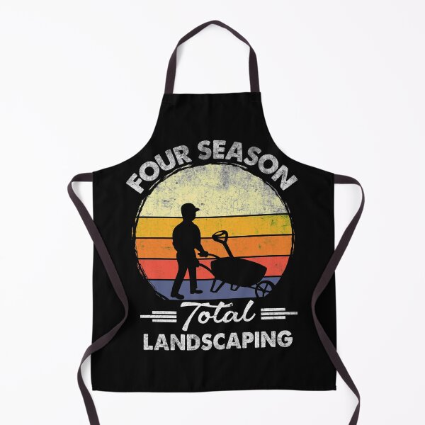 Item preview, Four Season Total Landscaping Vintage Retro Sunset Gardeners designed and sold by LAXIR.