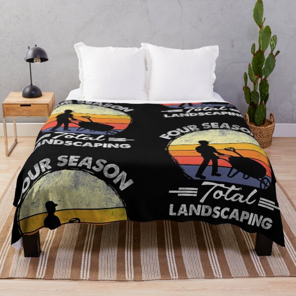 Item preview, Four Season Total Landscaping Vintage Retro Sunset Gardeners designed and sold by LAXIR.