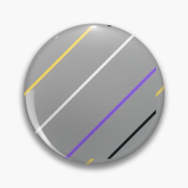 Item preview, Minimalist Non-binary Flag - diagonal designed and sold by thesassypanda.