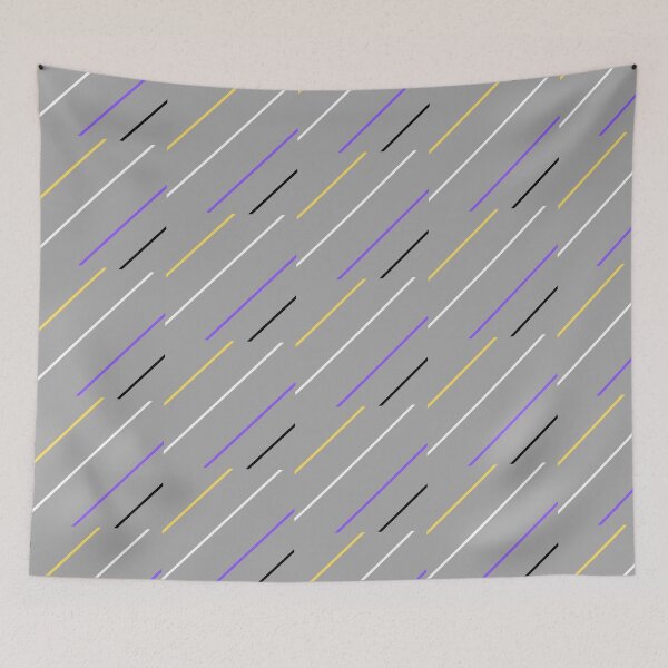 Item preview, Minimalist Non-binary Flag - diagonal designed and sold by thesassypanda.