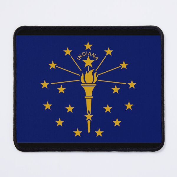 Item preview, Indiana State Flag Badge Pin designed and sold by deanworld.
