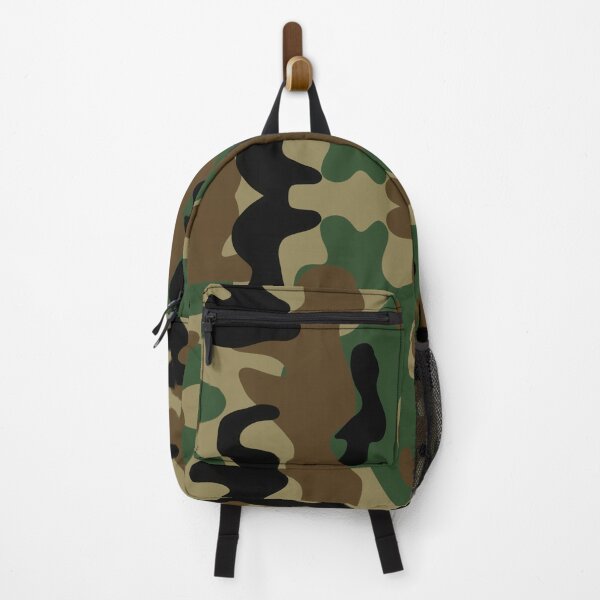 Item preview, Military Style Black, Green and Brown Camouflage Pattern designed and sold by MimsTees.