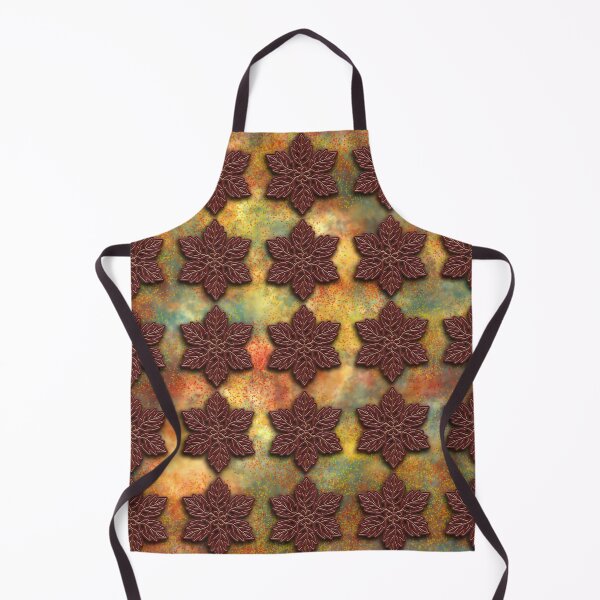 Item preview, Multiple leaves forming flowers on a brightly colored background designed and sold by XANTHIPPI.