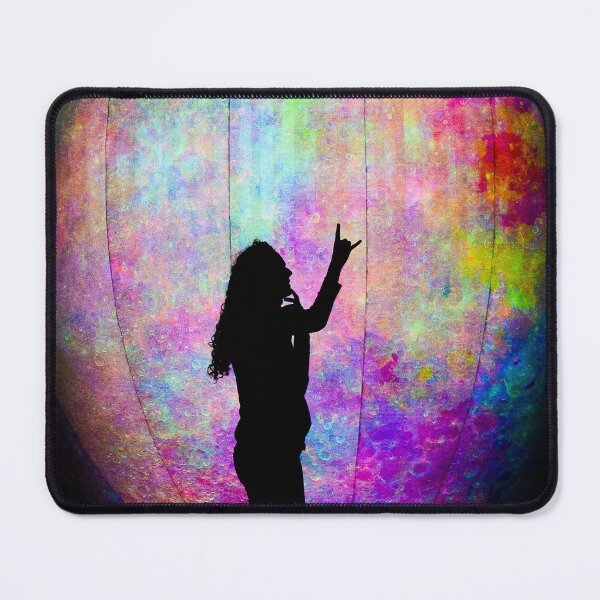 Item preview, Silhouette of woman in front of paint splattered moon designed and sold by Robtography.