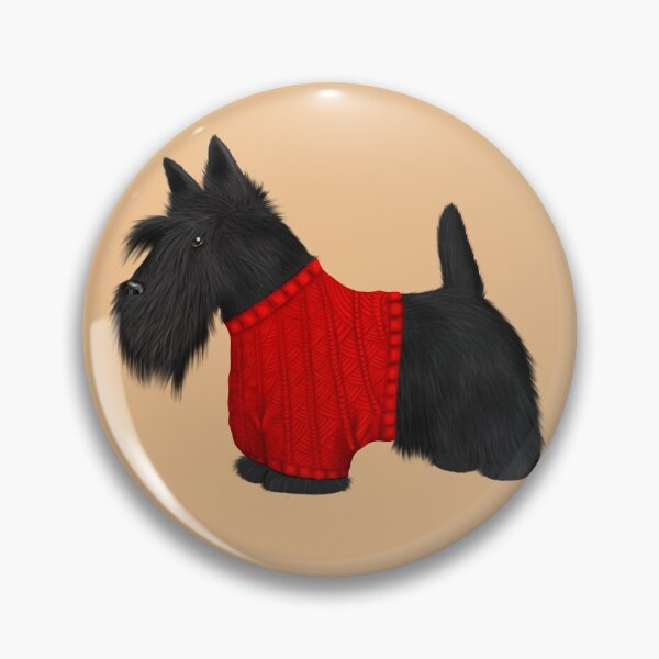 Item preview, Scotty Dog in Red Jumper designed and sold by Kittys-Art.