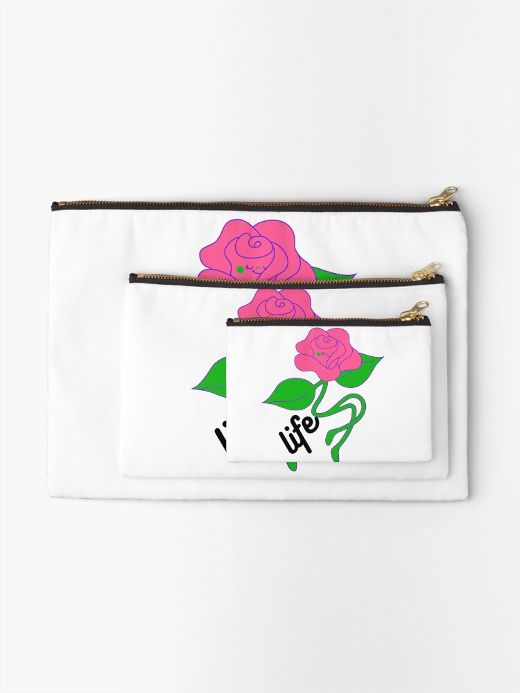 Thumbnail 2 of 4, Zipper Pouch, Life. designed and sold by Dhilon2021.