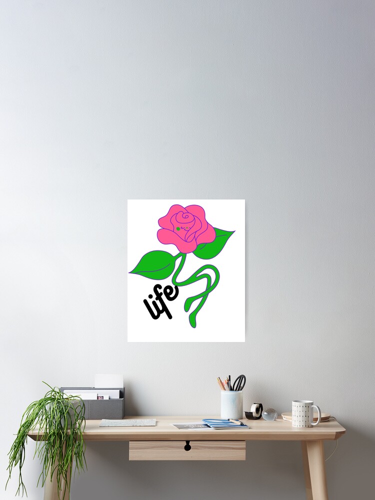 Thumbnail 2 of 3, Poster, Life. designed and sold by Dhilon2021.