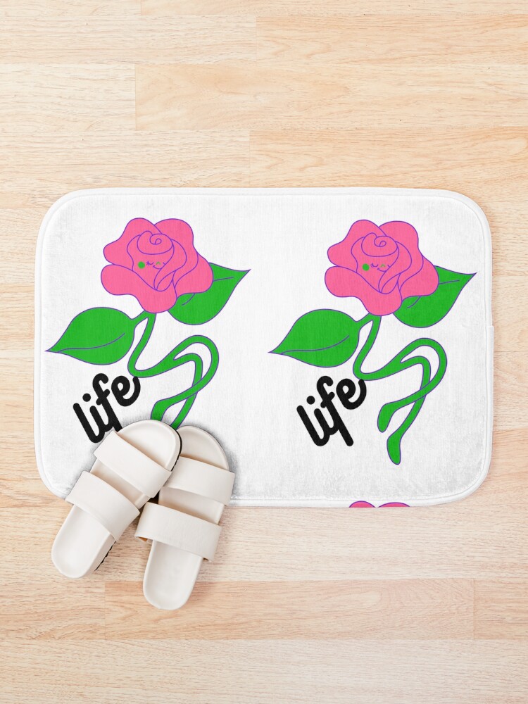 Thumbnail 1 of 6, Bath Mat, Life. designed and sold by Dhilon2021.
