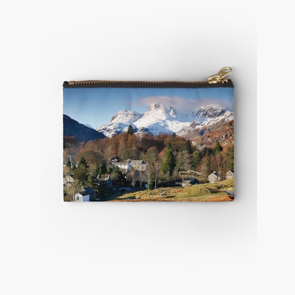 Item preview, Snow on the Langdale Pikes from Elterwater Village designed and sold by Martin Lawrence.