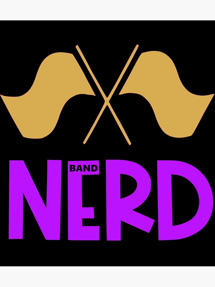 Band Nerd Color Guard Sticker Poster For Sale By Rdoinbe Redbubble