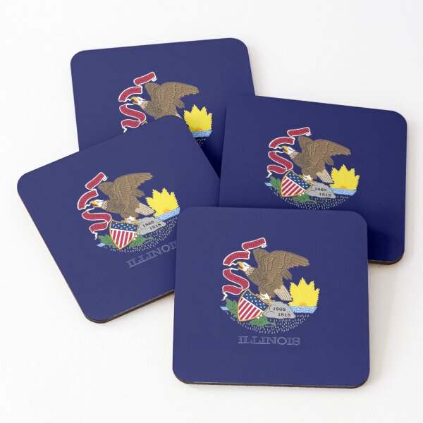 Item preview, Illinois State Flag Badge Pin designed and sold by deanworld.