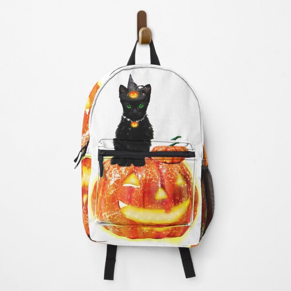 Item preview, Cute Black Kitten and Jack O Lantern Pumpkin Halloween Witch designed and sold by Jolly-Yosei.