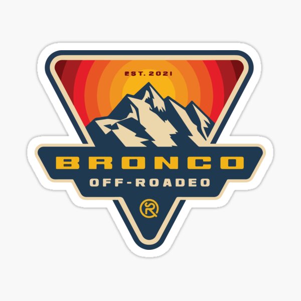 Bronco Off Roadeo Sticker