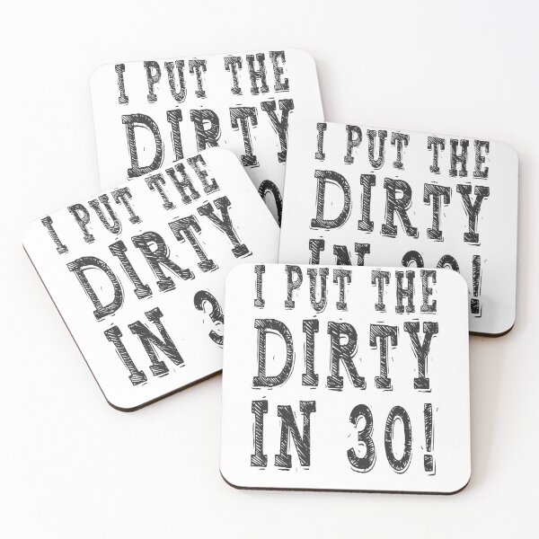 Item preview, Dirty Thirty Birthday Ideas designed and sold by teeshirtmarket.