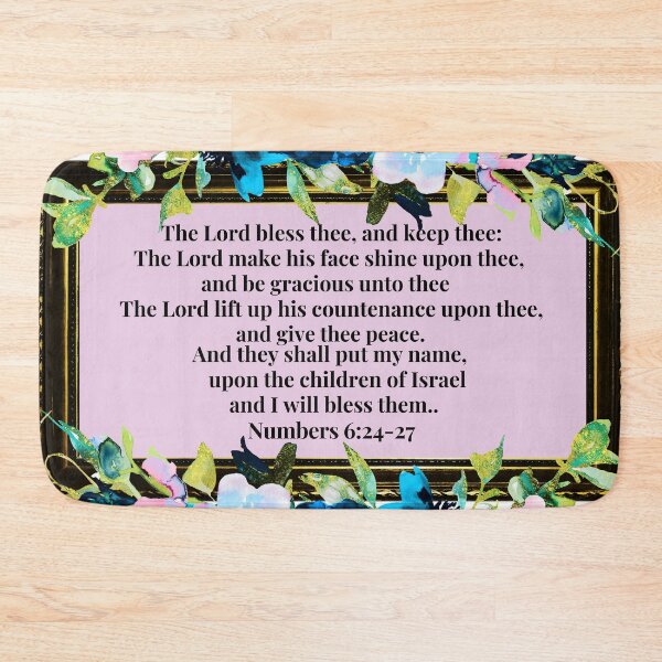 Item preview, NUMBERS 6 “‘“The Lord bless you     and keep you; the Lord make his face shine on you designed and sold by wildwhimsical.
