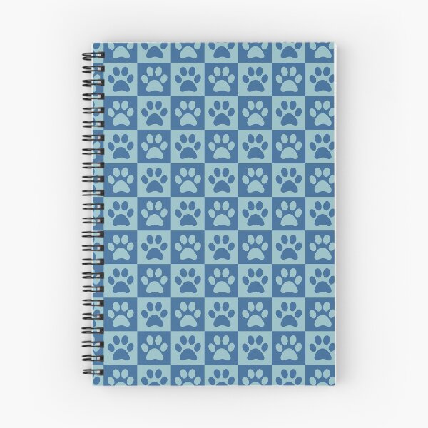Item preview, Checkered blue dog paw print pattern  | Cute Gifts for dog mom, dog dad, dog lover and dog owner  designed and sold by Violet Treasures.