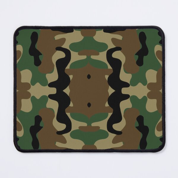 Item preview, Beige, Black, Green and Brown Camouflage Pattern designed and sold by MimsTees.
