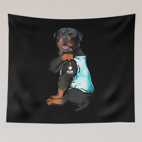 Item preview, Rottweiler I Love Mom Tattoo   designed and sold by coliviaokc.