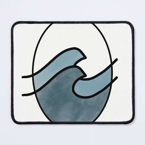 Item preview, Simple Waves Drawing designed and sold by makesbymiss.