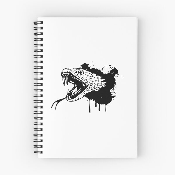 Item preview, snake viper bite graphic design black designed and sold by Avicularious.