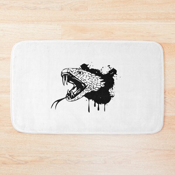 Item preview, snake viper bite graphic design black designed and sold by Avicularious.