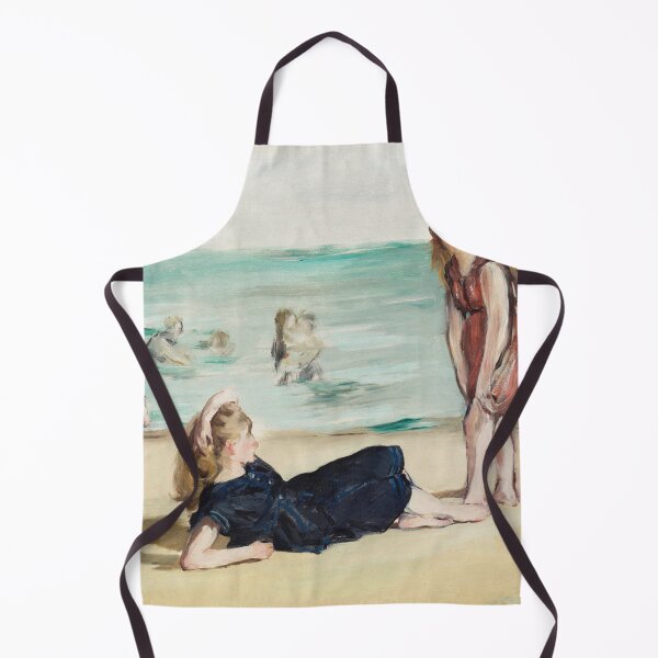Item preview, Oil Painting On the Beach (ca.1868) by Edouard Manet designed and sold by Designedbysm.