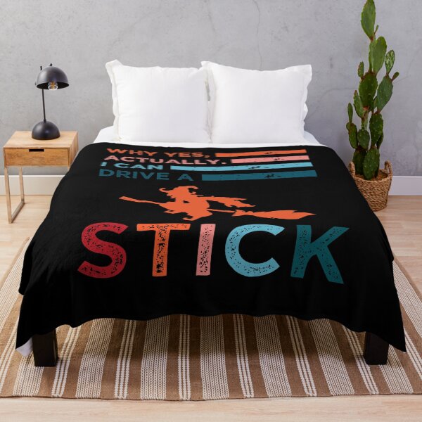 Item preview, Why Yes Actually I Can Drive A Stick | Funny Halloween Witch designed and sold by MJLdesigns.