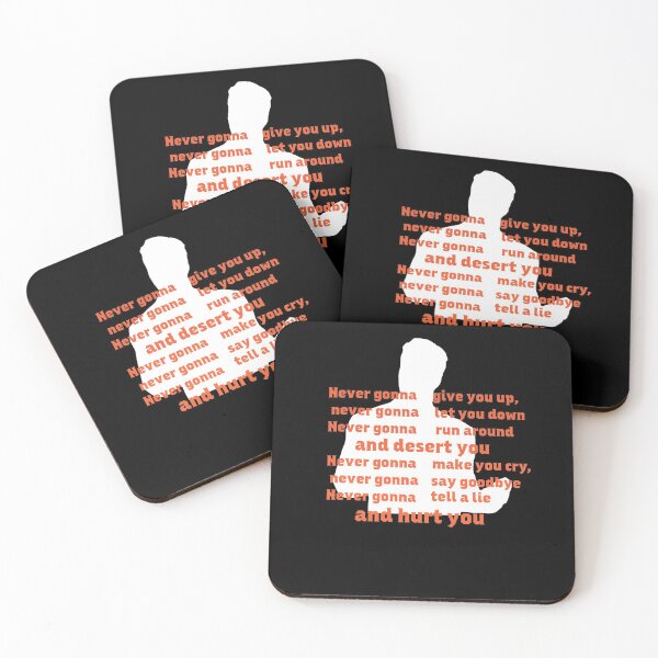 Item preview, NEVER GONNA GIVE YOU UP designed and sold by D4Cstore.