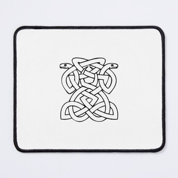 Item preview, snake viper symmetric tribal graphic design black designed and sold by Avicularious.