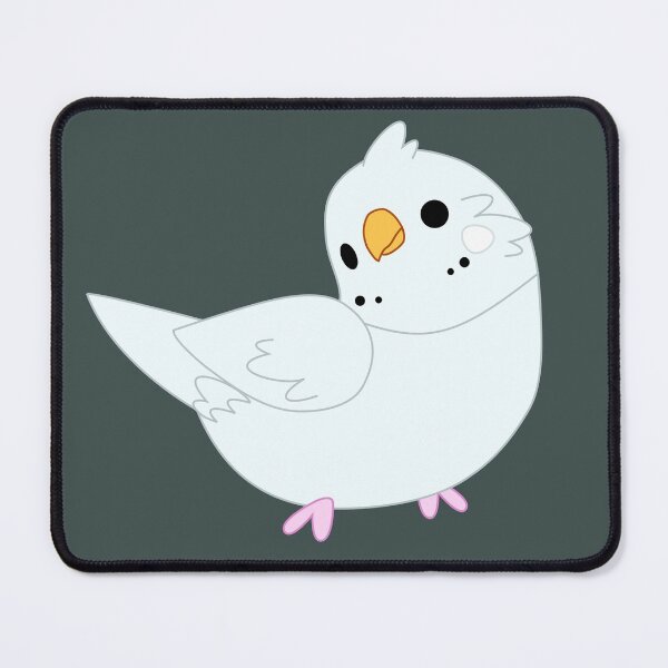 Item preview, Albino Budgie (Parakeet) designed and sold by Wrenflight.